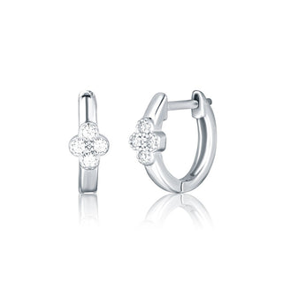 Jvd Anello in Argento con Zirconi Quadrifoglio SVLE2960X61BI00 — Anello