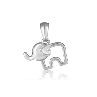 Jvd Ciondolo Argento Elefante — Ciondolo