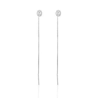 Jvd Pendientes colgantes largos de plata Svle3361Xj6Bi00 