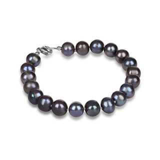Jwl Luxury Pearls Pulsera de auténticas perlas azules Jl0360 