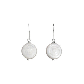 Jwl Luxury Pearls Pendientes de plata con perla blanca derecha Jl0154 