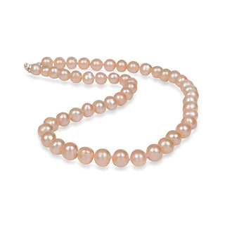 Jwl Luxury Pearls Collar con perlas auténticas color salmón Jl0267 