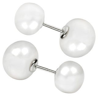 Jwl Luxury Pearls Pendientes de plata con perlas blancas auténticas Jl0255 