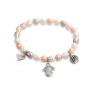 Jwl Luxury Pearls Pulsera valiosa de perlas auténticas con adornos Jl0295 