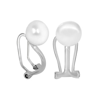 Jwl Luxury Pearls Pendientes de clip en plata con perla derecha Jl0398 