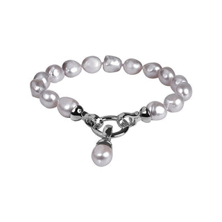 Jwl Luxury Pearls Pulsera de auténticas perlas grises Jl0558 