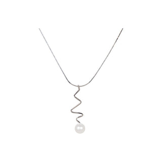 Jwl Luxury Pearls Collar de plata con perla derecha Jl0449 