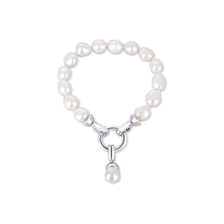Jwl Luxury Pearls Pulsera de auténticas perlas blancas Jl0560 