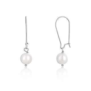 Jwl Luxury Pearls Preciosos pendientes de acero con perlas auténticas Jl0614 