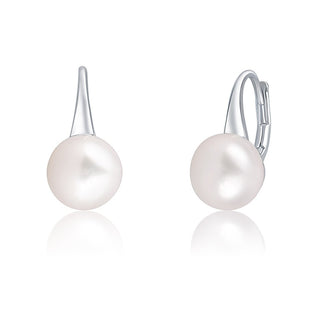 Jwl Luxury Pearls Pendientes de plata fina con perla auténtica Jl0643 