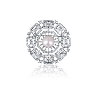 Jwl Luxury Pearls Broche de lujo para mujer con perla 2In1 Jl0665 