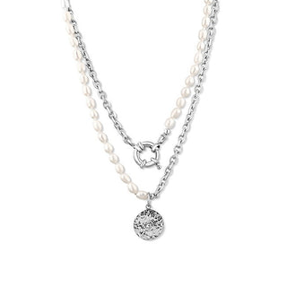 Jwl Luxury Pearls Collar Elegante Con Verdaderas Perlas De Río Jl0799 