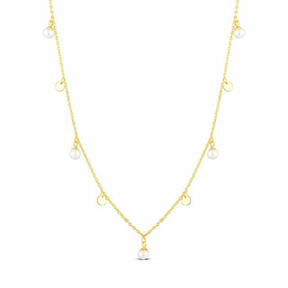 Jwl Luxury Pearls Delicado Collar con Colgantes de Perlas Jl0861 