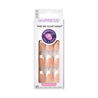 Kiss Unghie Autoadesive Impress Nails Ideal 30 Pezzi — Unghie finte