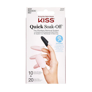Kiss Cappucci Per La Rimozione Del Soak-Off 20 Pezzi — Accessori per unghie
