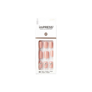 Kiss Unghie Autoadesive Impress Nails Crystal Blossom 30 Pezzi — Unghie adesive