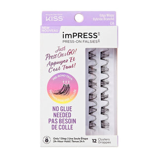 Kiss Impress 09 Ciglia Finte Edgy — Ciglia finte