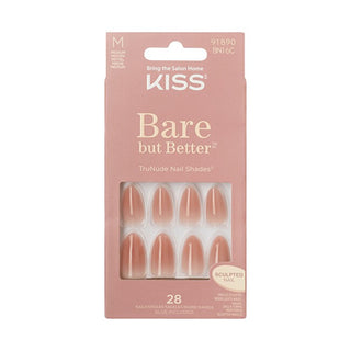 Kiss Unghie In Gel Bare-But-Better 28 Pezzi — Unghie in gel