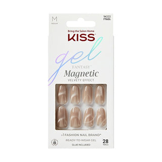 Kiss Unghie In Gel Fantasy Magnetic Drama 28 pezzi — Unghie in gel
