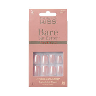 Kiss Unghie In Gel Premium Bare-But-Better 30 pezzi — Unghie in gel