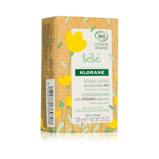 Klorane Béb&eacute; Økologisk Calendula Mild Sæbe (Fast renseprodukt) 100 G 