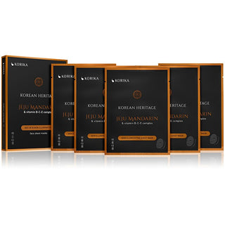 Korika Korean Heritage 5 x 25 g — Maschere Illuminanti in Tessuto