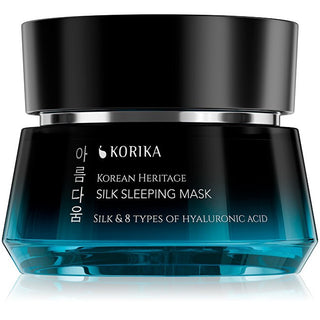 Korika Maschera Idratante Da Notte Con Proteine Della Seta Korean Heritage 50 ml — Maschera viso notturna
