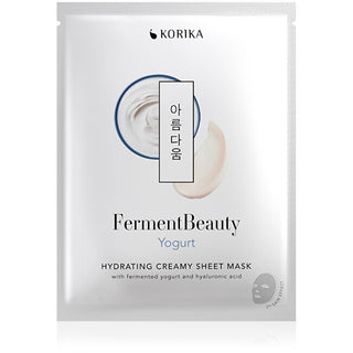 Korika Fermentbeauty allo Yogurt 23 g — Maschera in Tessuto Idratante