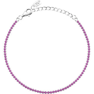 La Petite Story Pulsera Tennis de plata con circonitas rosas plata Lps05Awv65 