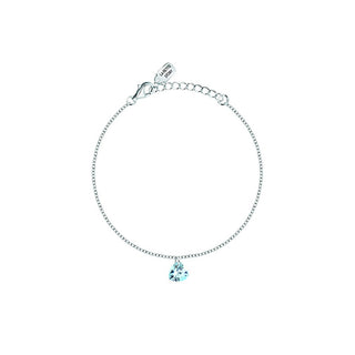 La Petite Story Delicada Pulsera De Plata Con Corazón Azzurro Plata Lps05Awv55 