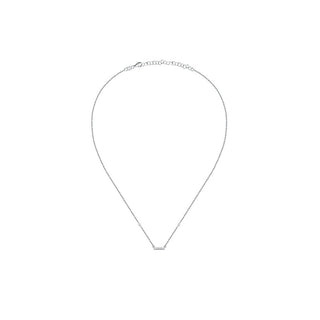 La Petite Story Elegante Collar de plata con circonitas cúbicas Plata Lps10Awv82 