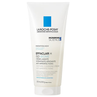 La Roche Posay Crème Nettoyante Pour Peaux à Problèmes Effaclar H Iso-Biome (Crème Nettoyante Apaisante) - Volume : 200 Ml 