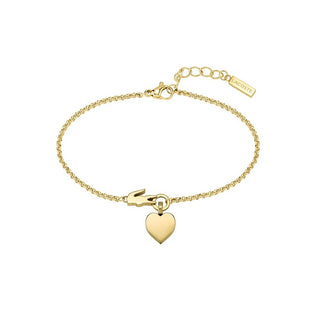 Lacoste Bracciale Placcato Oro Donna Love My Croc — Bracciale