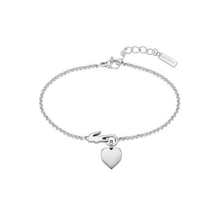 Lacoste Zartes Damenarmband aus Stahl Love My Croc 2040027 