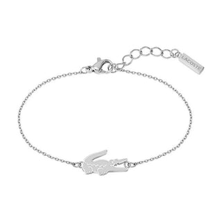Lacoste Bracciale Acciaio Donna Coccodrillo — Bracciale