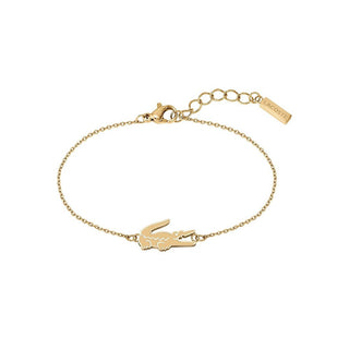 Lacoste Bracciale Placcato Oro Coccodrillo 2040048 — Bracciale