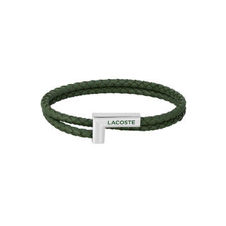 Lacoste Lederarmband Verde Swarm 2040151 