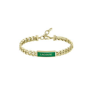 Lacoste Modernes Armband aus goldplattiertem Stahl 2040323 