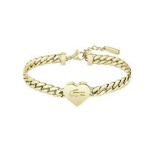 Lacoste Bracciale Placcato Oro Love My Croc 2040464 — Bracciale