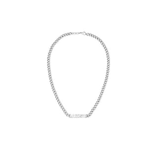 Lacoste Collana In Acciaio Script 2040474 — Collana