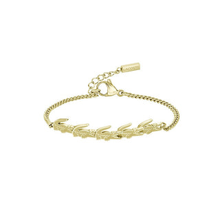 Lacoste Bracciale Placcato Oro Donna Coccodrillo 2040510 — Bracciale