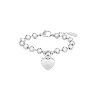 Lacoste Bracciale Sfere In Acciaio Love My Croc 2040505 — Bracciale