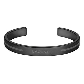 Lacoste Bracciale Aperto Nero Adventurer 2040528 — Bracciale
