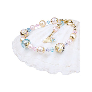 Lampglas Preciosa Pulsera Romantic Roots Con Perlas Lampglas Y Oro De 24 Quilates Bp13 