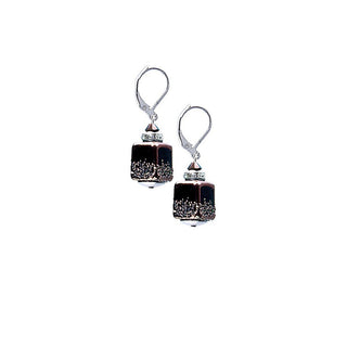 Lampglas Elegantes Pendientes Clear Night Realizados con Perlas Lampglas Ecu25 