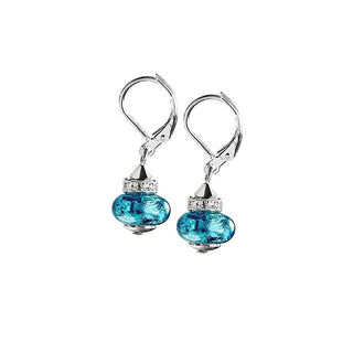 Lampglas Pendientes Shiny Sea Depth Con Plata Pura Y Perlas Lampglas Esh5 