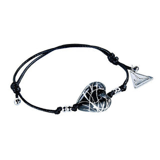Lampglas Pulsera Misteriosa De Perlas Negras Con Plata Pura En Perla Lampglas Blh19 