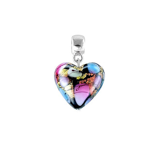 Lampglas Imprescindible Colgante Crazy Love Con Oro 24K En Perla Lampglas S21 