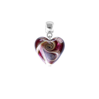 Lampglas Precioso Colgante Raspberry Kiss Con Perla Lampglas S33 