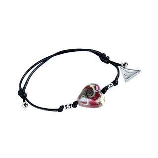 Lampglas Preciosa Pulsera Raspberry Kiss Con Perla Lampglas Blh33 